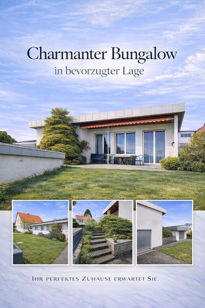 Großzügiges Grundstück mit charmantem Bungalow in bevorzugter Lage